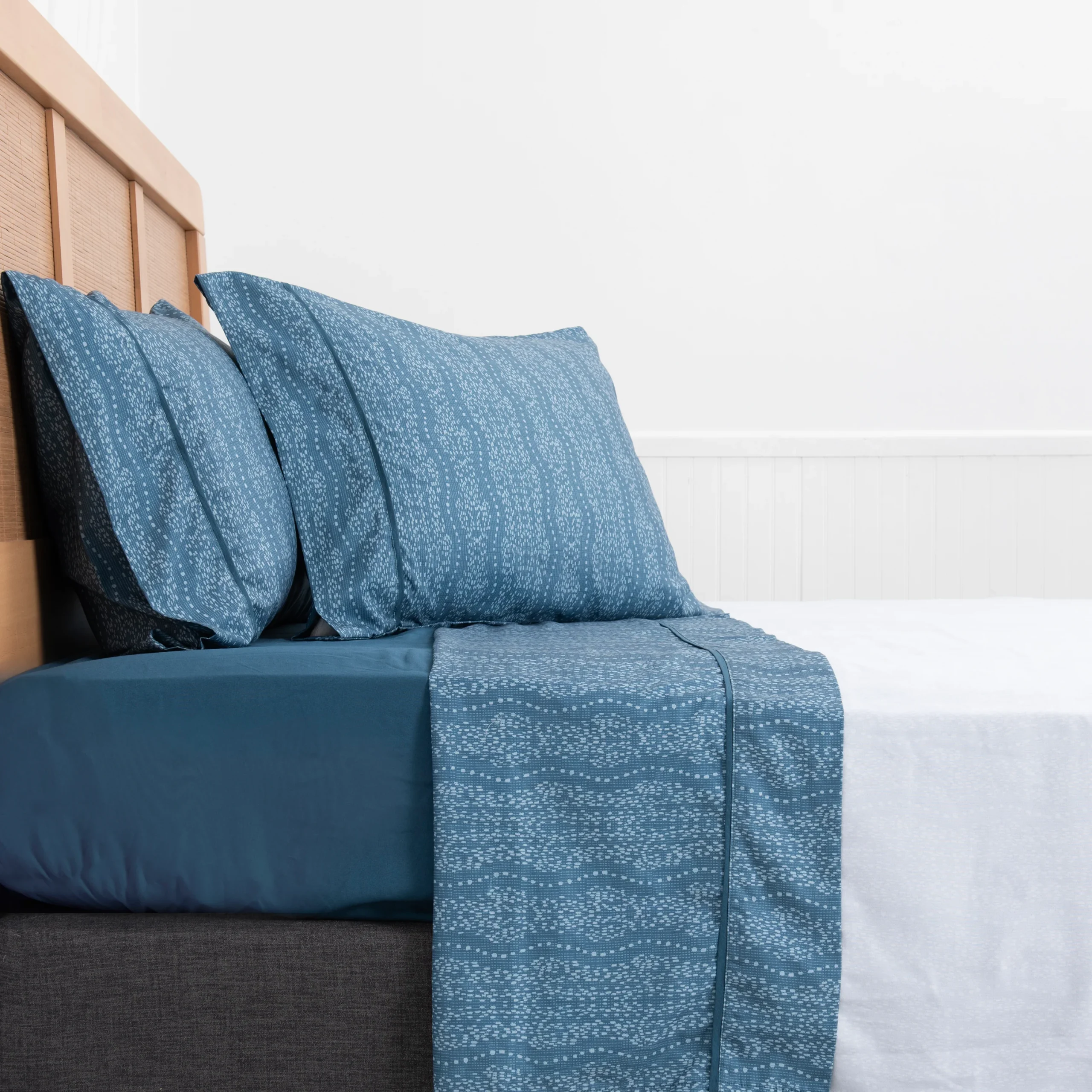 Sábana 2 Plazas Microfibra Estampada Cielo - Imagen 3