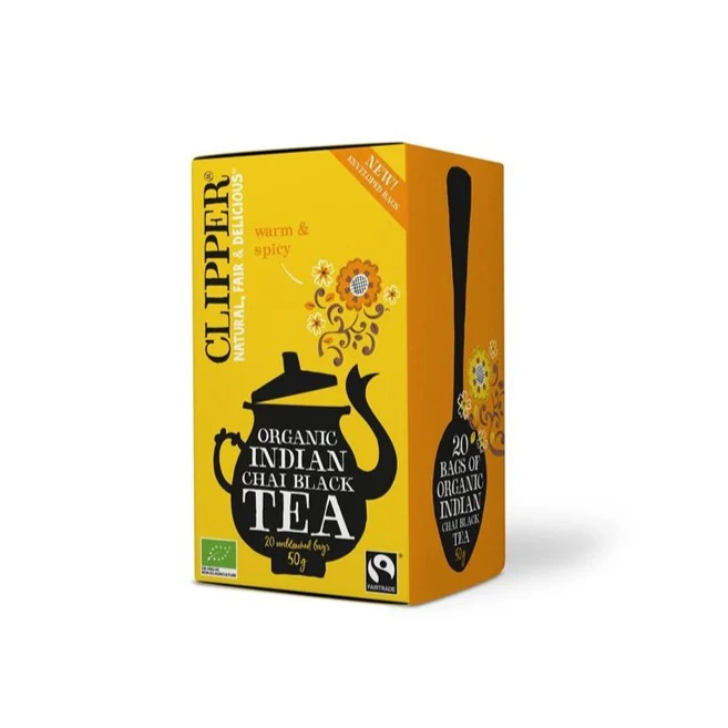 Té Negro Indian Chai Orgánico 20 bolsitas - Clipper